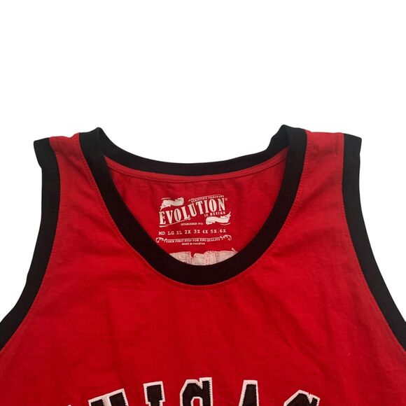 Evolution In Design Mens Sz 6X Chicago Bulls #23 Michael Jordan Greatest Tanktop - Picture 9 of 14